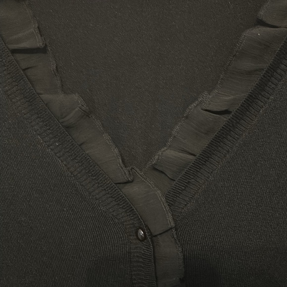 Isabella Rodriguez Black Button down Cardigan Size L - Picture 5 of 6